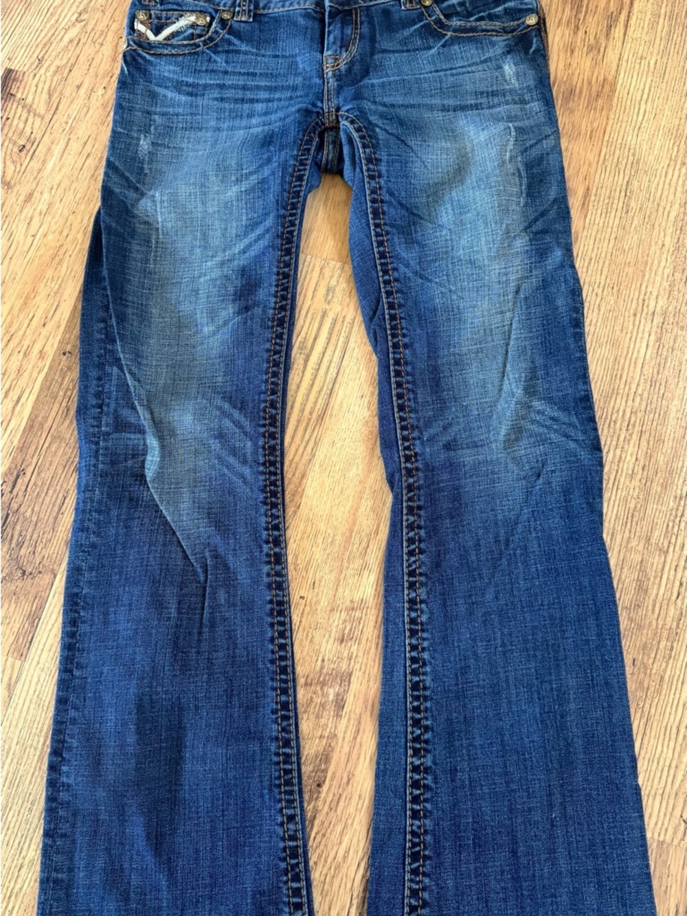 Rock & Roll Cowgirl Women's Boot Cut Jeans - Medium Dark Blue